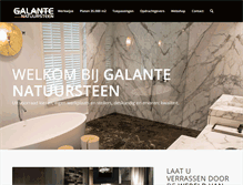 Tablet Screenshot of galante.nl