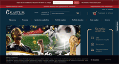 Desktop Screenshot of galante.pl